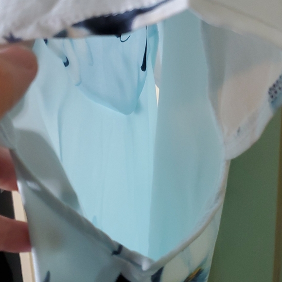 Cute Floral A-Line Dress Lined Fitted NWOT - Picture 5 of 14